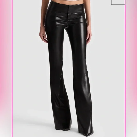 Alice + Olivia vegan leather pants - Picture 1 of 5